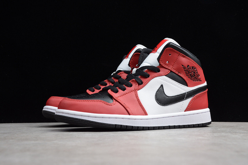 Air Jordan 1 Mid Chicago Black Toe 554724-069