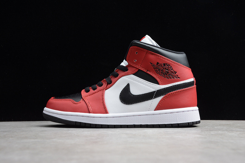 Air Jordan 1 Mid Chicago Black Toe 554724-069