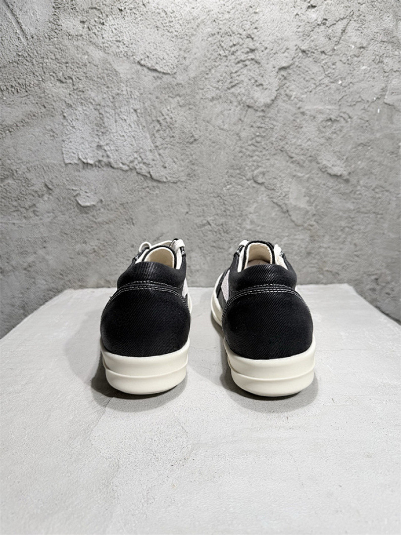 R*ck O*ens Leather Sneakers