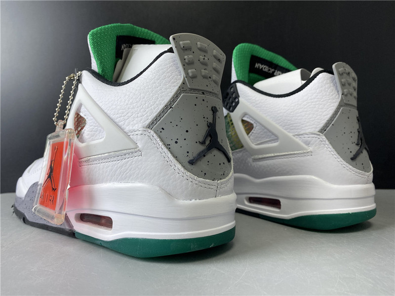 Jordan 4 Retro Lucid Green Rasta AQ9129-100