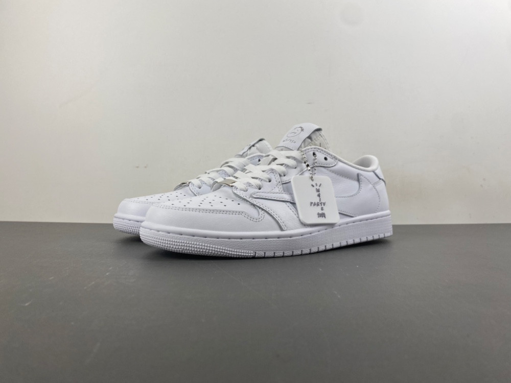 Air Jordan 1 Retro Low OG Travis Scott White Part TD1228-111