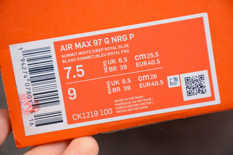 Air MAX 97 G NRG P CK1219-100