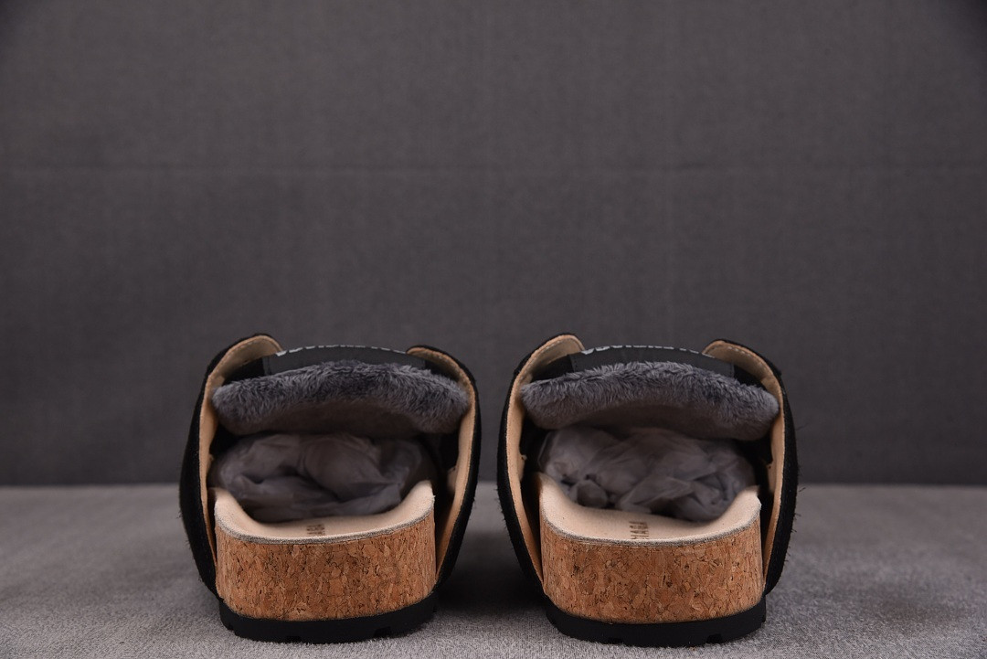 Ba1en*iaga Dumbo Mule Worn-Out Black